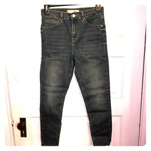 Top shop blue jeans